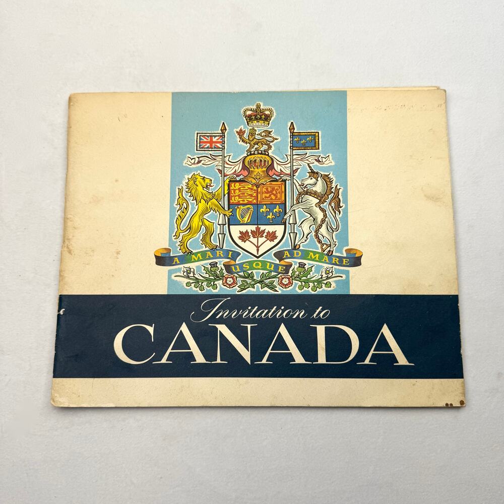 Vintage 70's Invitation To Canada Brochure